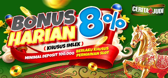 BONUS HARIAN IMLEK 8%